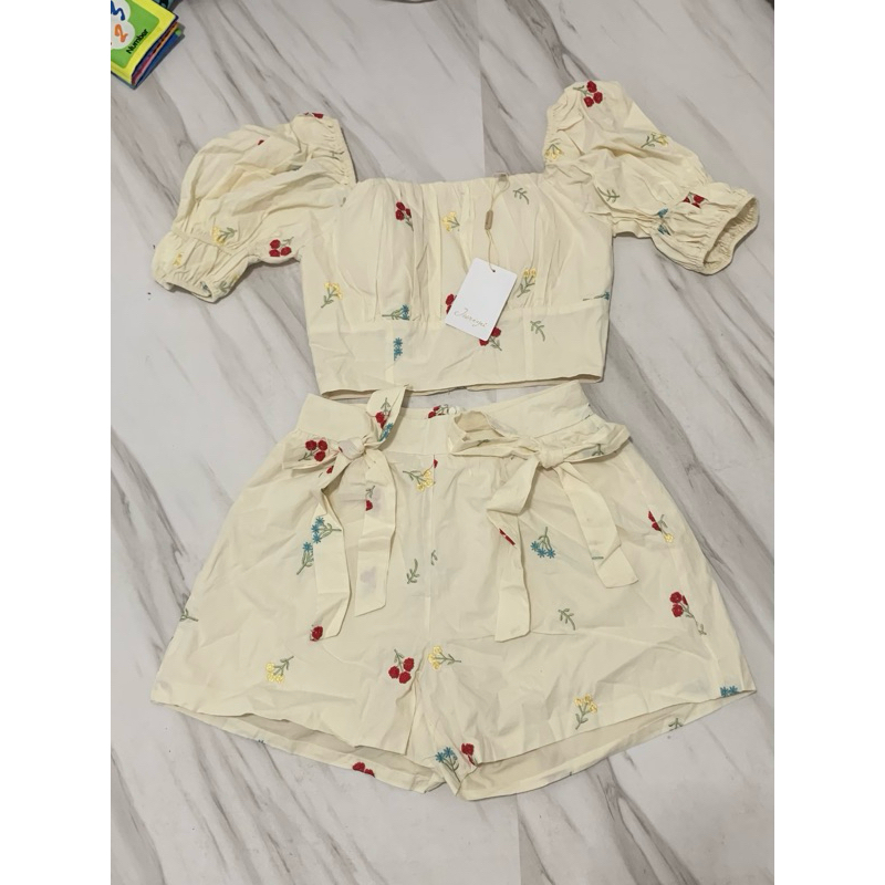 Jariya brand เซ็ต เสื้อ+กางเกง Size S