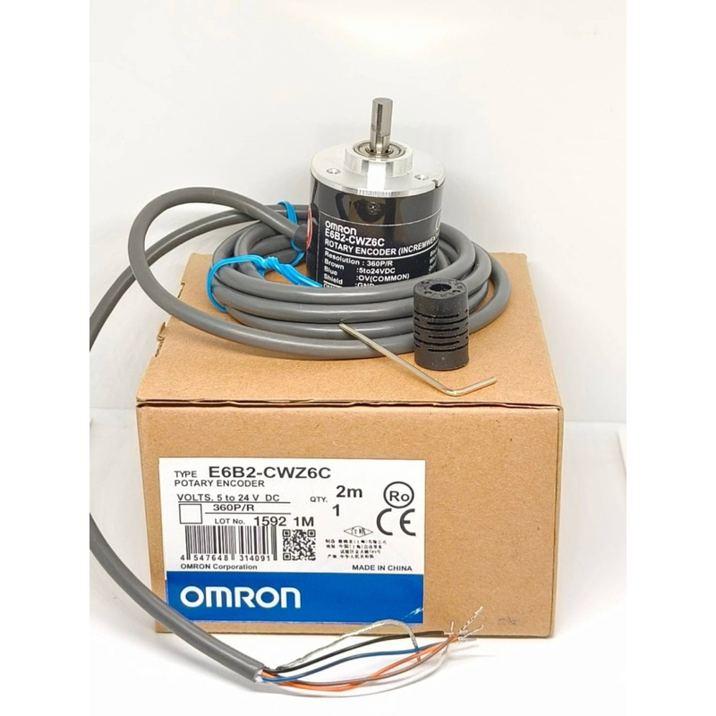 E6B2-CWZ6C 360p/r 360pr 360รอบ 360เพล้า พร้อมส่ง encoder omron ของแท้ของใหม่!! ออกบิลได้ ของแท้ ของใหม่