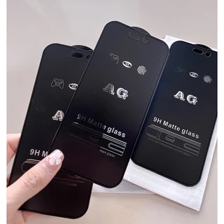 ฟิล์มกระจก ด้าน AG ทุกรุ่นIP 16 PRO 16PROMAX 16PLUS 15promax 15plus 15 14 pro max 14 PLUS 13 13pro 13 13 mini 12 pro 11