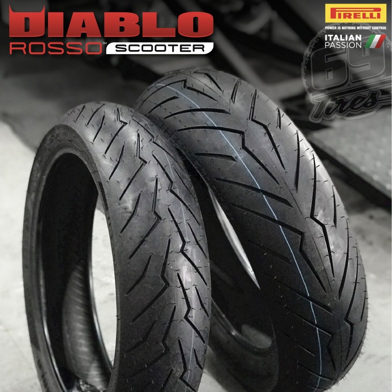 [Pirelli] ยาง Rosso scooter ขอบ 12