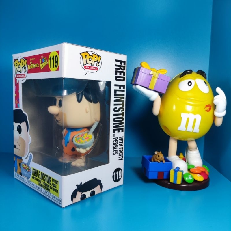 Funko pop The Flintstones Fruity Pebbles (แท้) Fred Flintstones with Fruity Pebbles 119 [ Hanna Barb