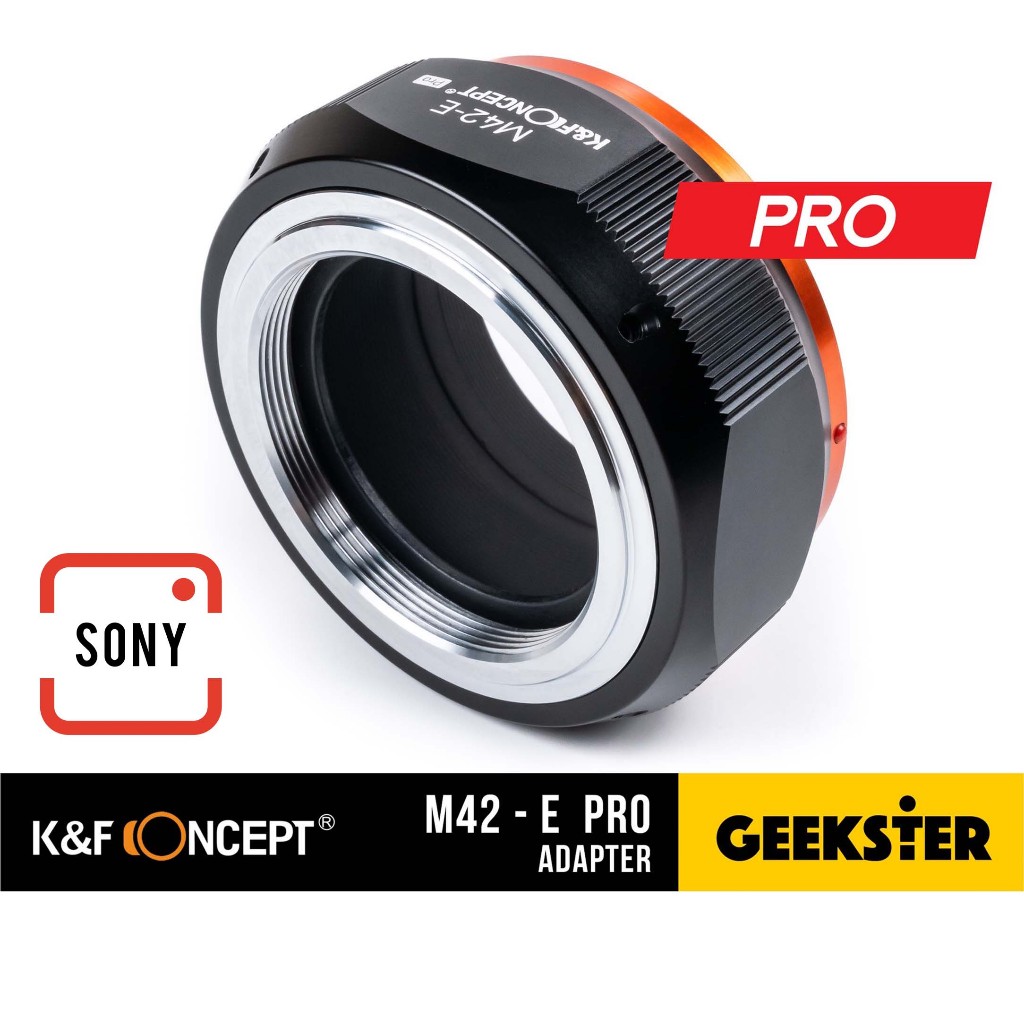 รุ่น PRO K&F M42-E SONY แข็งแกร่ง ( เมาท์แปลง Pro M42 - Sony E FE / M42-Nex / Lens Adapter / KF )