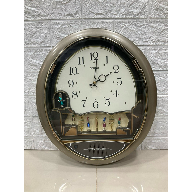 นาฬิกาเเขวน SEIKO จอ พลาสติก บอดี้พลาสติก นาฬิกามือสองจากญี่ปุ่น นาฬิกา clock