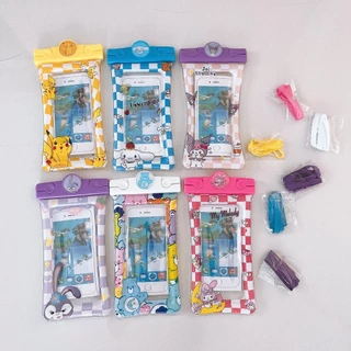 พร้อมส่ง กันน้ำ100% ซองกันน้ำโทรศัพท์สัมผัสง่าย แบบหนา งานดี ถ่ายรูปชัด สายปรับได้