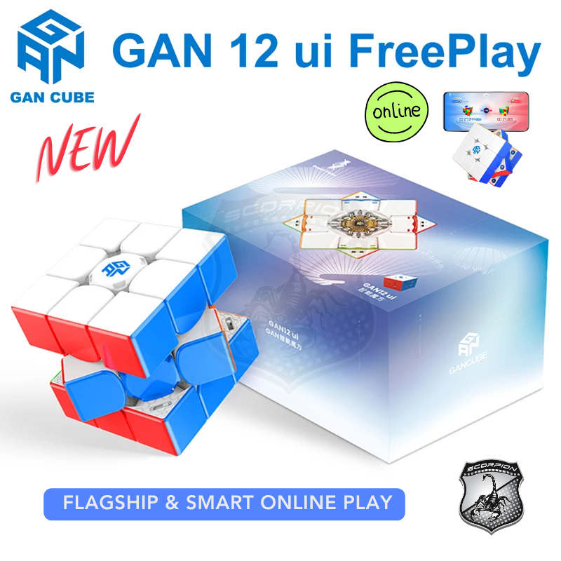 ของแท้🔥รูบิค GAN12 Ui FreePlay Cube Maglev Ai รูบิก Gan i ลูกบาศก์แม่เหล็ก 3x3x3 GAN12 Ui