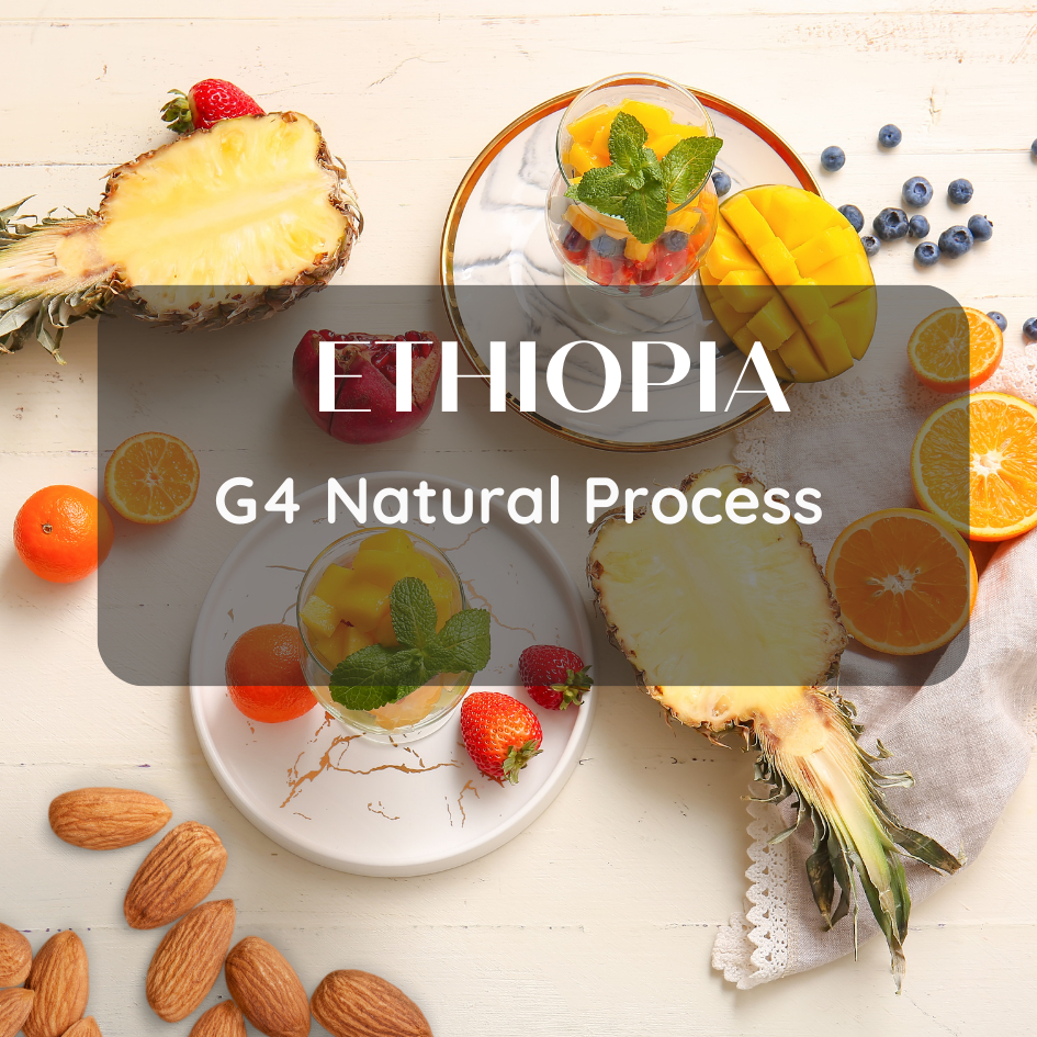 Promotion!สารเมล็ดกาแฟ 2025 crop  Ethiopia G4 Natural Process 1000g