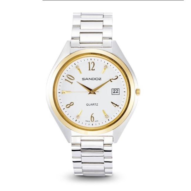 Sandoz นาฬิกา สายเหล็ก สีขาว SD89454AG02