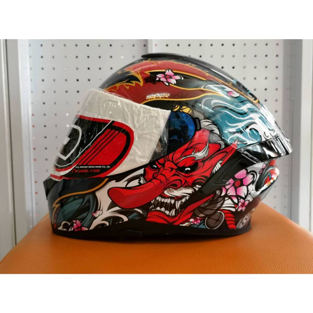 หมวกกันน็อค ID Zro น้ำเงิน Tengu