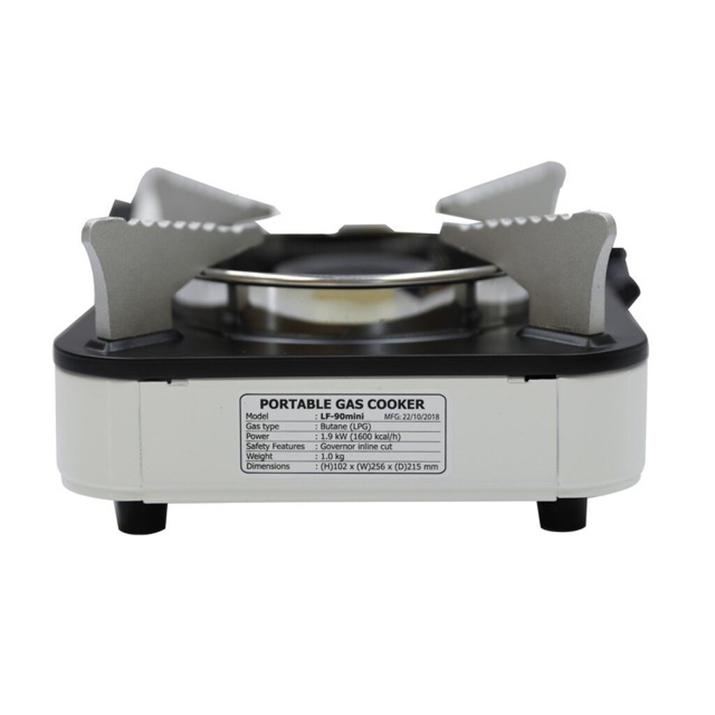 LUCKY FLAME เตาแก๊สกระป๋อง รุ่น LF-90 mini ระบบนิรภัย พร้อมกระทะปิ้งย่าง รุ่น CB-A-YPS ขนาด 27.5 ซม. - รูปที่ 3