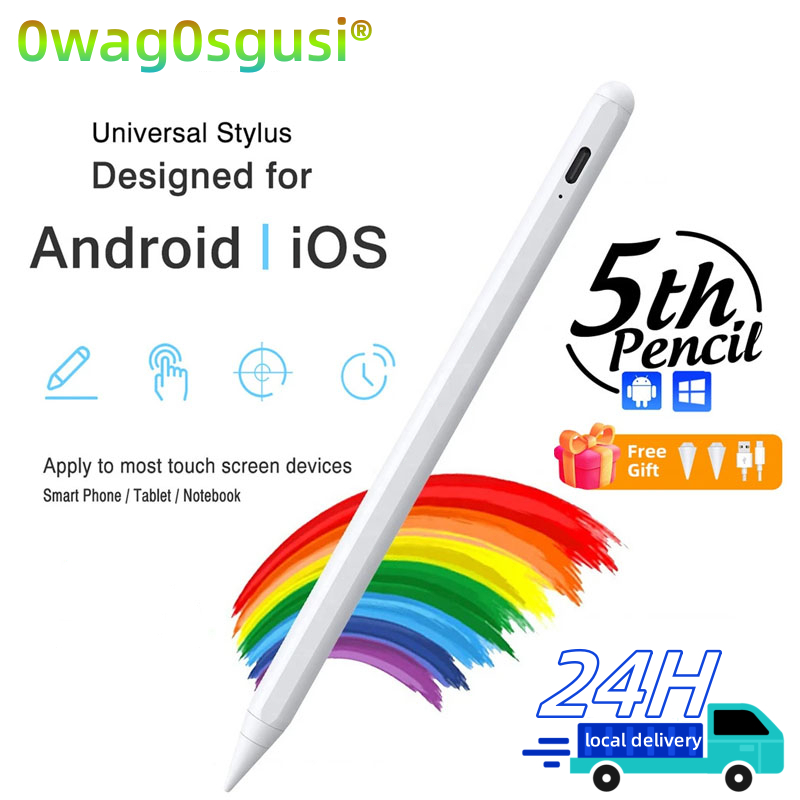 Active Stylus Pen ดินสอหน้าจอสัมผัสแบบ Capacitive สากลสำหรับโทรศัพท์มือถือแท็บเล็ต Android