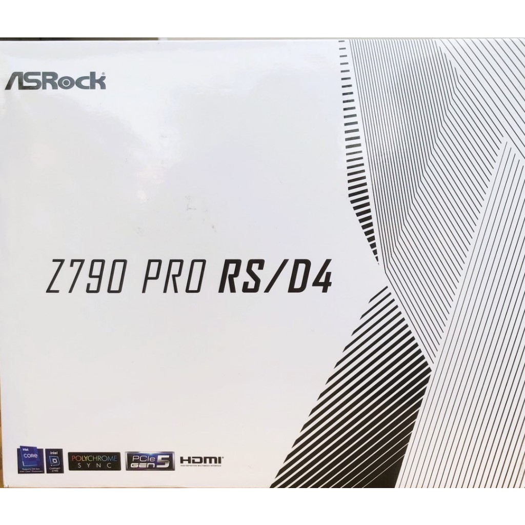 MAINBOARD (เมนบอร์ด) ASROCK Z790 PRO RS/D4 (DDR4) (SOCKET LGA 1700) (ATX) มือสอง ประกันไทย