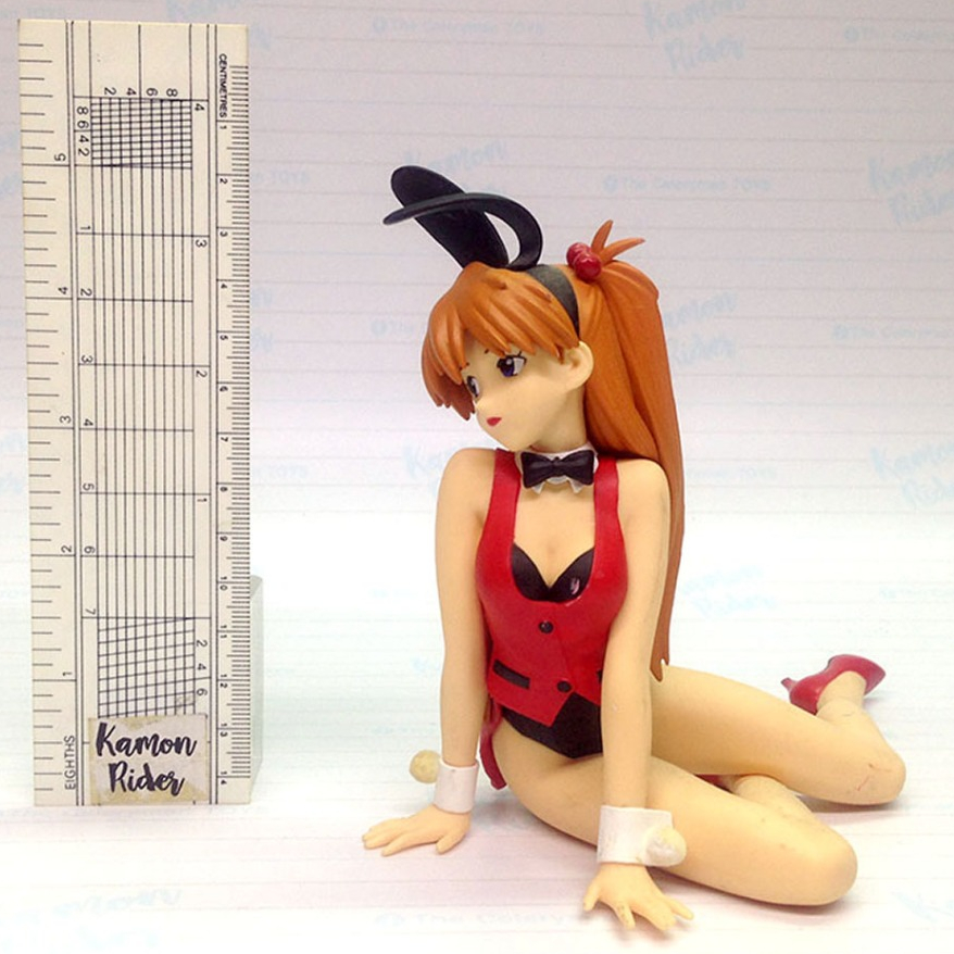 SEGA : Asuka - Neon Genesis Evangelion - HG Figure - 2 Body Set Bunny Red / Black - ขายคู่ มือสอง มีของ/ตำหนิตามภาพ