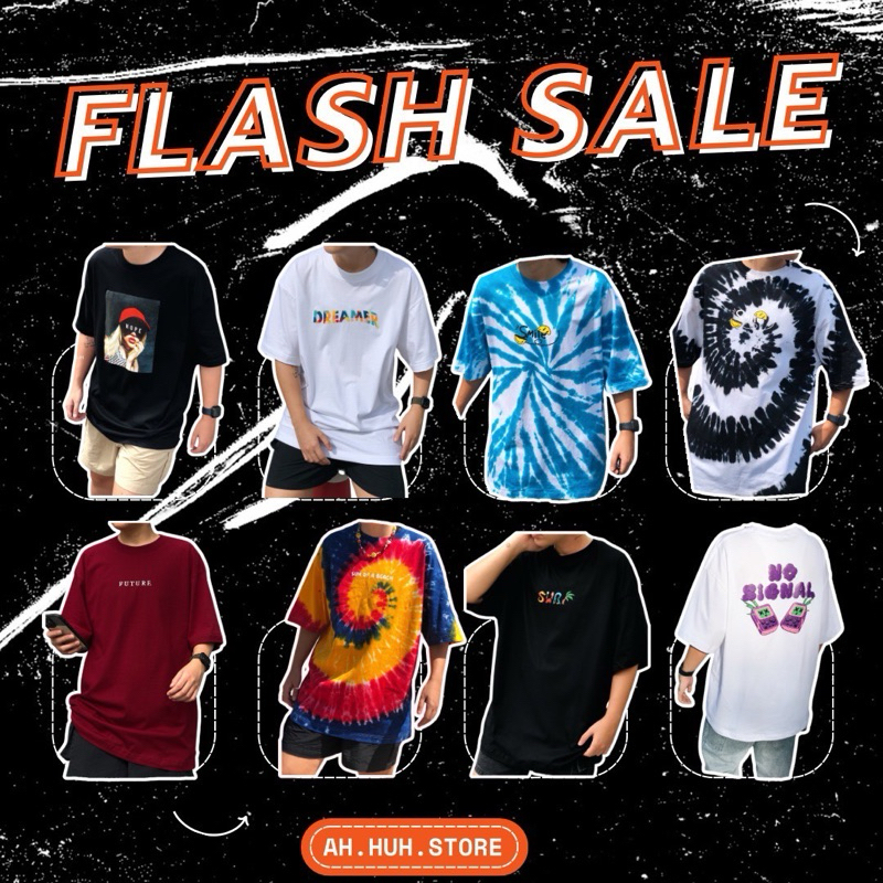 รวมเสื้อยืด Oversize / Freesize เข้าร่วม Flash sale !