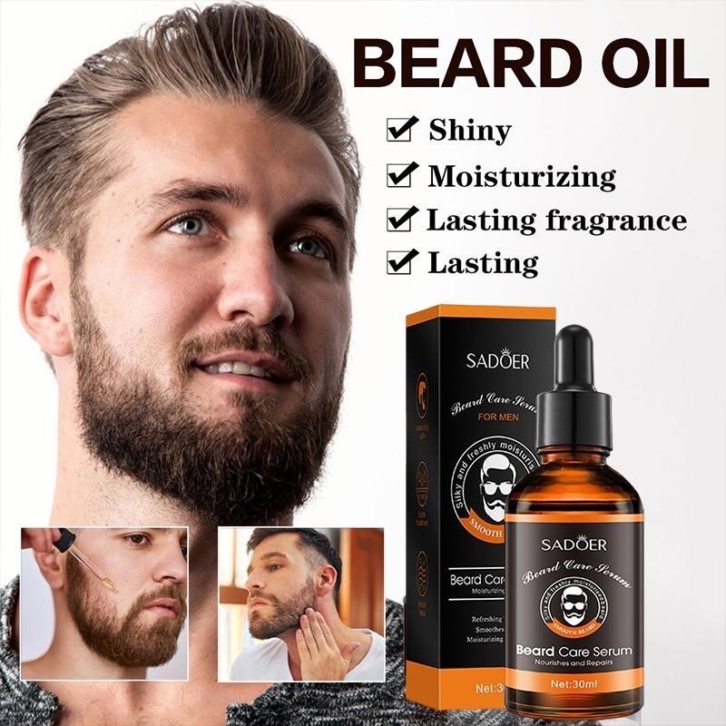 SADOER FOR MEN Beard Care Serum เซรั่มปลูกหนวด เครา คิ้ว ผม จอน 30 ml.