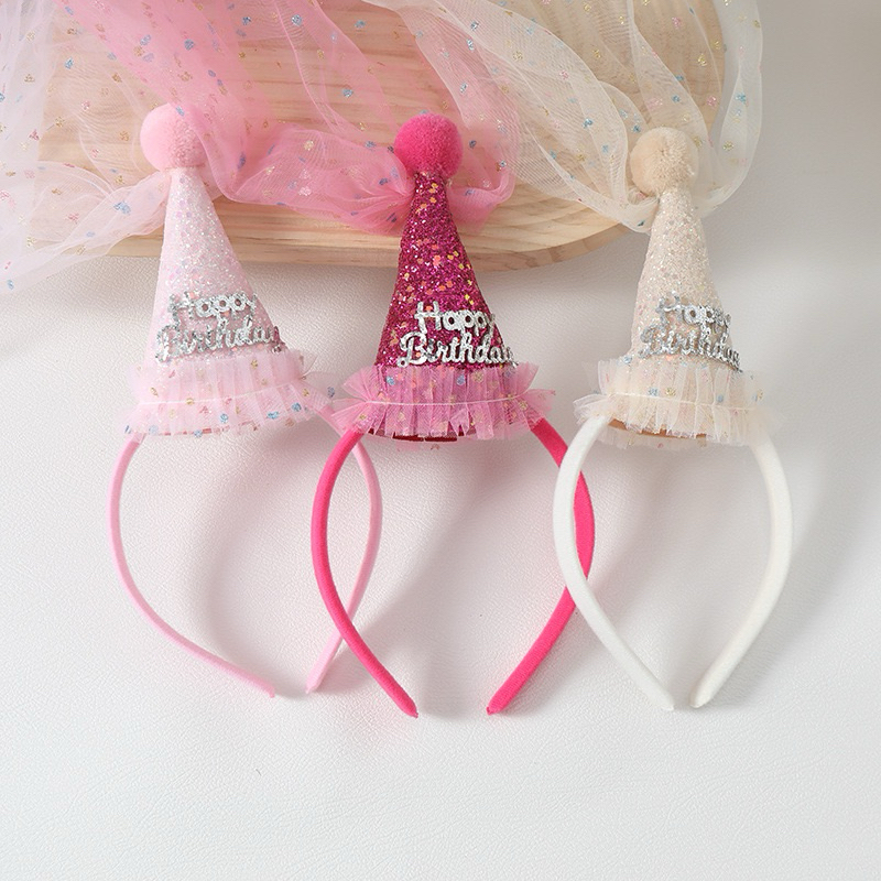 [พร้อมส่ง] คาดผมเจ้าหญิง คาดผมแฮปปี้เบิร์ดเดย์ ที่คาดผมวันเกิด น่าร้ากกก - รูปที่ 5