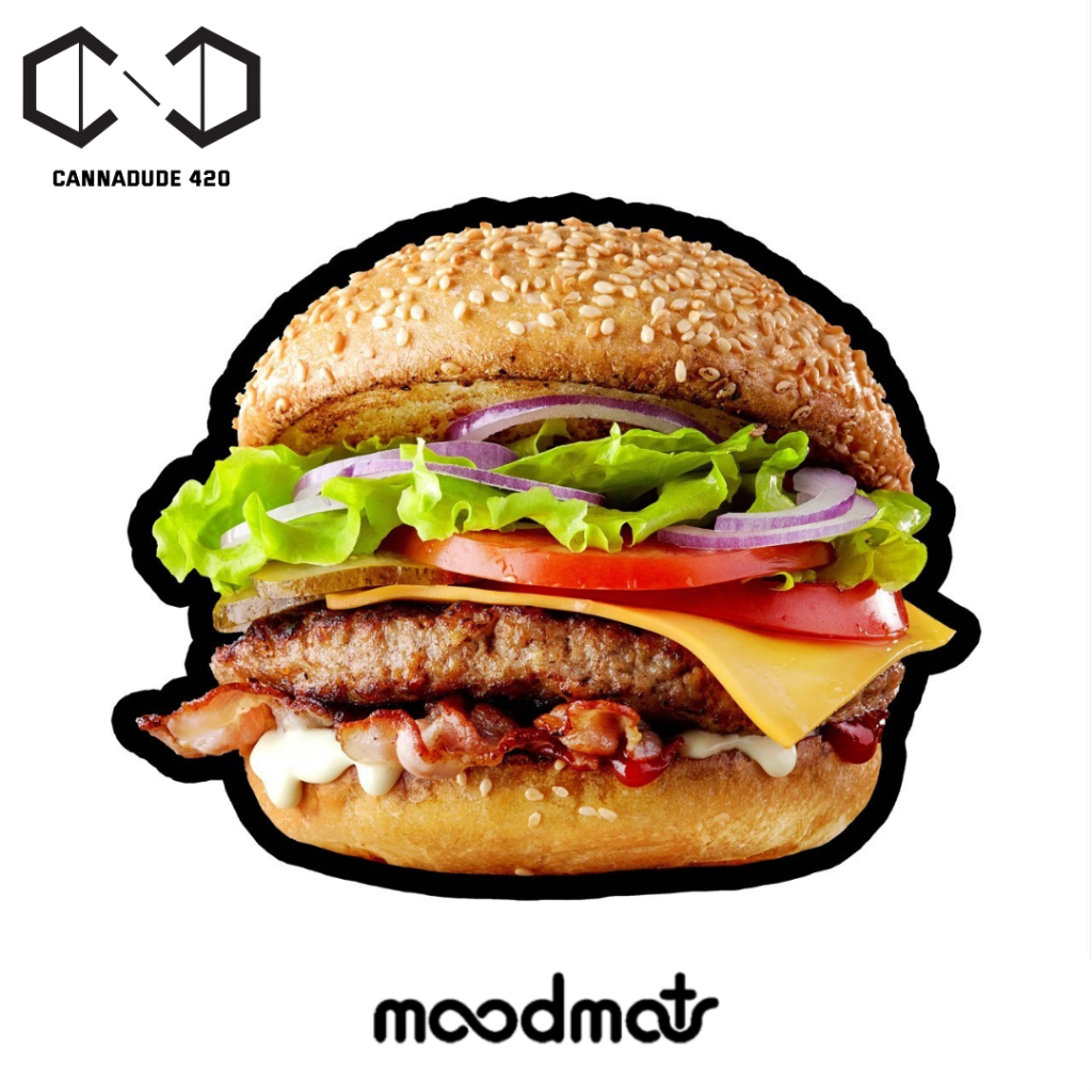 MOODMATS - MOODY BURGER แผ่นยางรอง 8"