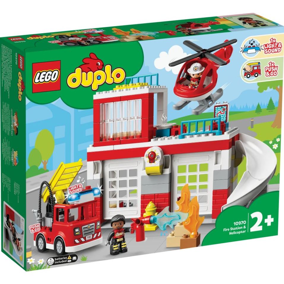 LEGO® DUPLO™ Rescue Fire Station &amp; Helicopter 10970