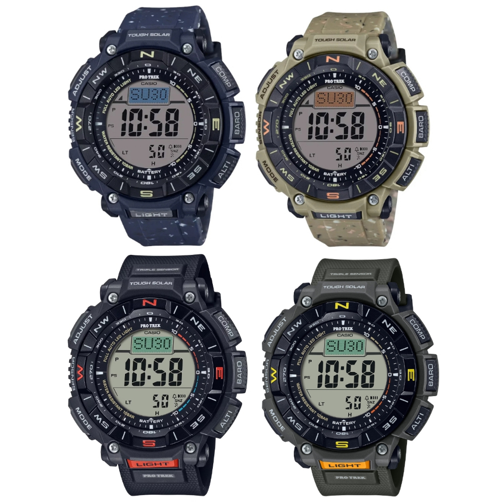 Casio Protrek PRG-340  PRG-340-1 PRG-340-3 ของแท้รับประกันศูนย์(PRG-340-1 ดำ)