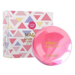 Cathy Doll Magic Gluta Pact SPF 50 PA+++12g. เคที่ดอลล์ แป้งพัฟ เมจิกกลูต้าแพ็ค แป้งกลูต้าหน้าเด็ก