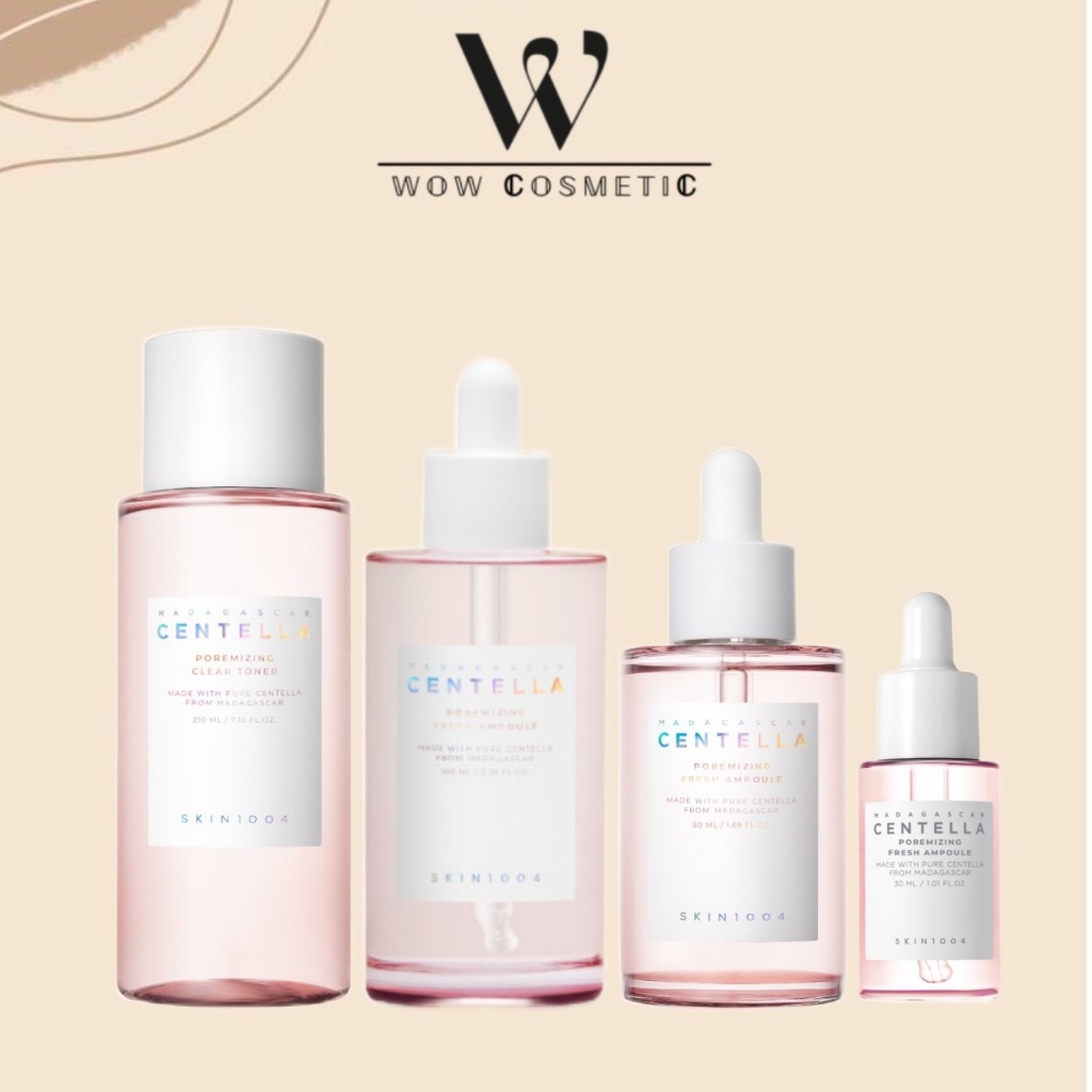 สูตรใหม่ลดรูขุมขน Skin1004 Centella Mardacascar poremizing Ampoule & Toner / tea-trica 100ml / Tea-Trica Purifying
