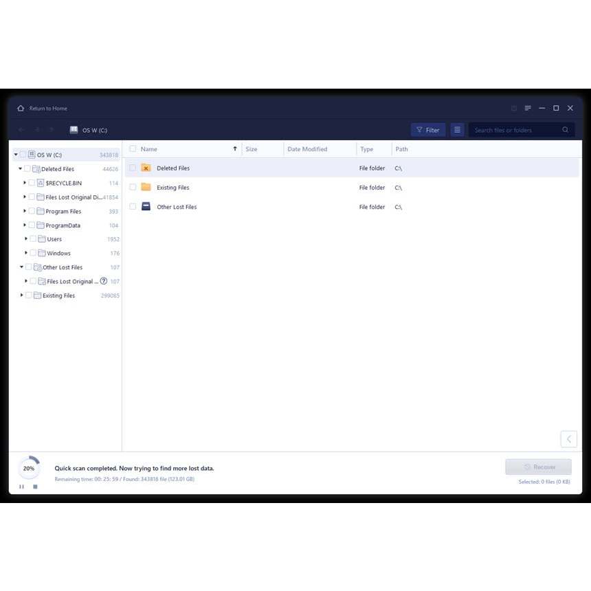 EaseUS Data Recovery Wizard โปรแกรมกู้ข้อมูล