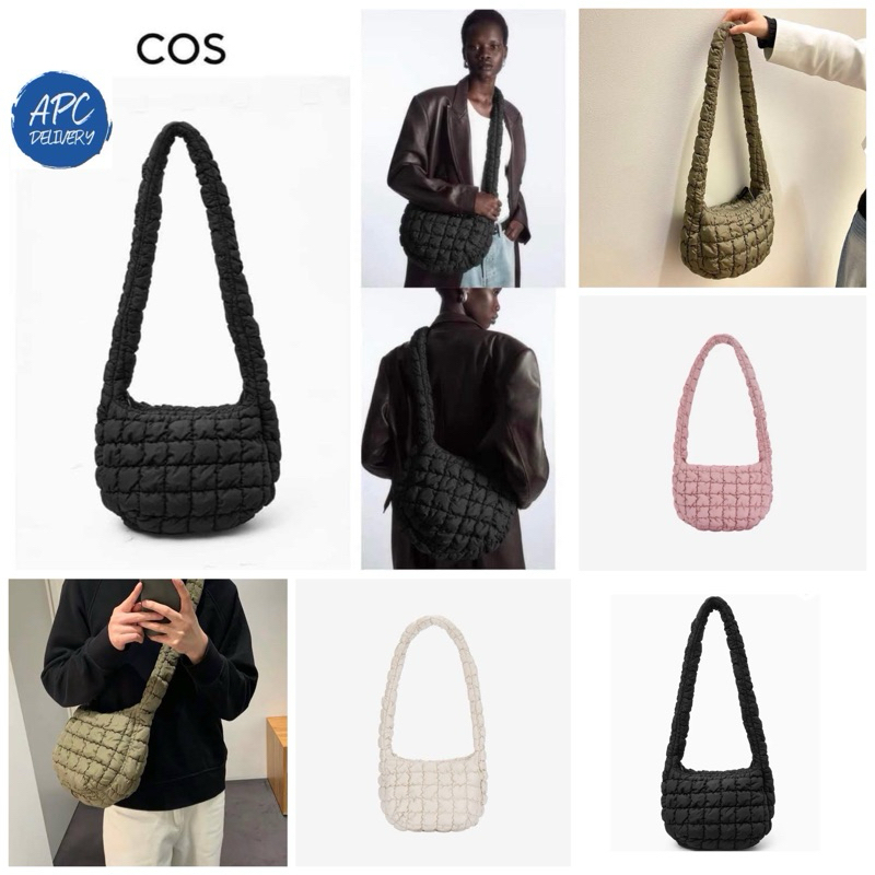 Cos Messenger Bag แท้100% Cos mini bag Cos Quilted bag