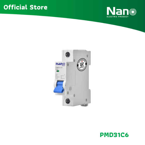 NANO เซอร์กิตเบรกเกอร์ NANO PLUS 1P 6kA รุ่น PMD31C