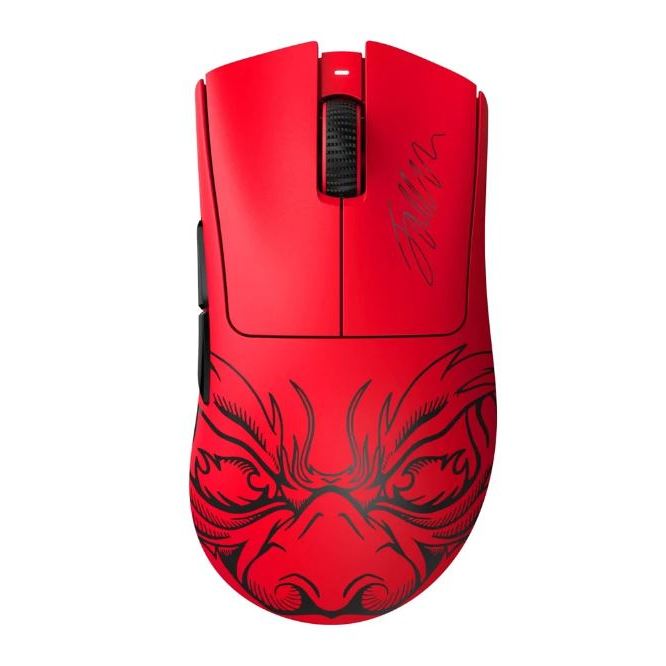 WIRELESS MOUSE (เมาส์ไร้สาย) RAZER DEATHADDER V3 PRO FAKER EDITION (RED)