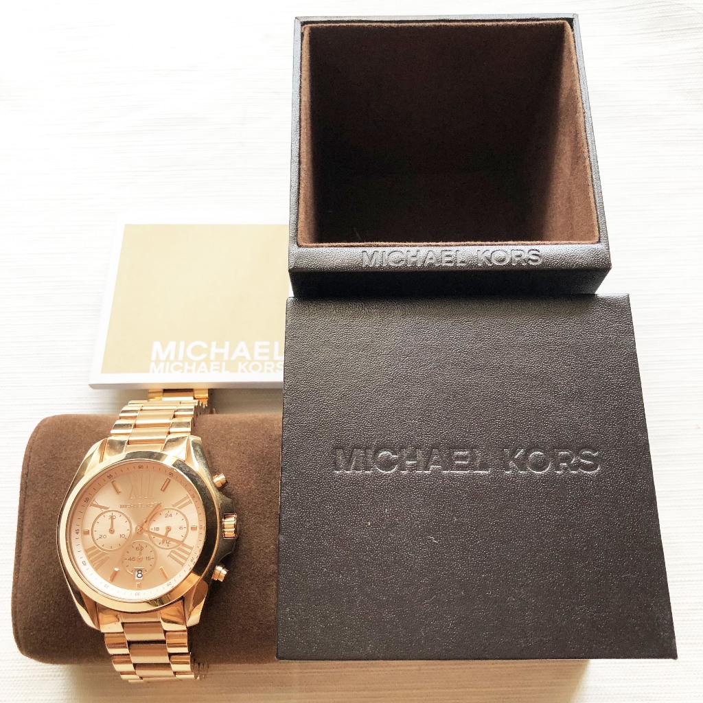 นาฬิกา Michael Kors สี Pink Gold รุ่น MK5503 มือสอง ของแท้ 100% พร้อมส่ง by WPW Shop