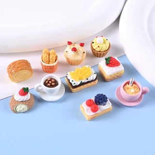 เรซิ่นขนมหวานจิ๋ว 3D (เรซิ่นเปล่า ไม่แถมตัวติด) อุปกรณ์ตกแต่ง งาน DIY แต่งเคสโทรศัพท์ งานฝีมืออื่นๆ ส่งจากไทย C036