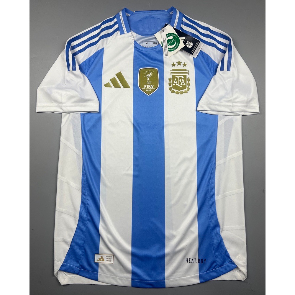 เสื้อบอล เพลเย่อ ทีมชาติ อาเจนติน่า เหย้า 2024 Player Argentina Home ผ้าทอเกรดดีที่สุด สินค้าอยู่ไทย พร้อมส่ง