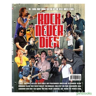 หนังสือเพลง Rock Never Dies พร้อมคอร์ดกีตาร์ (Guitar chord เพลงร็อค) ร้านปิ่นบุ๊กส์ pinbooks