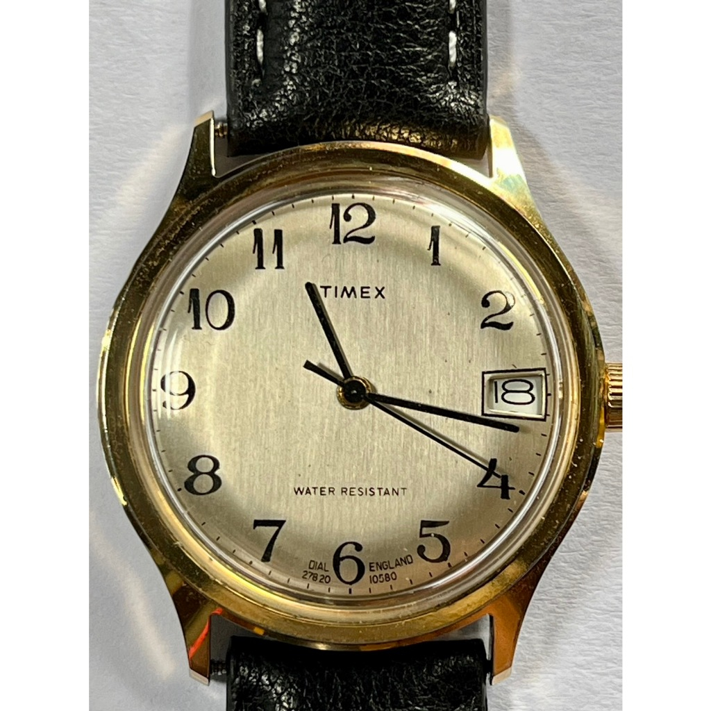 นาฬิกามือสอง นาฬิกาไขลาน Vintage Timex Men's Stainless Steel Mechanical