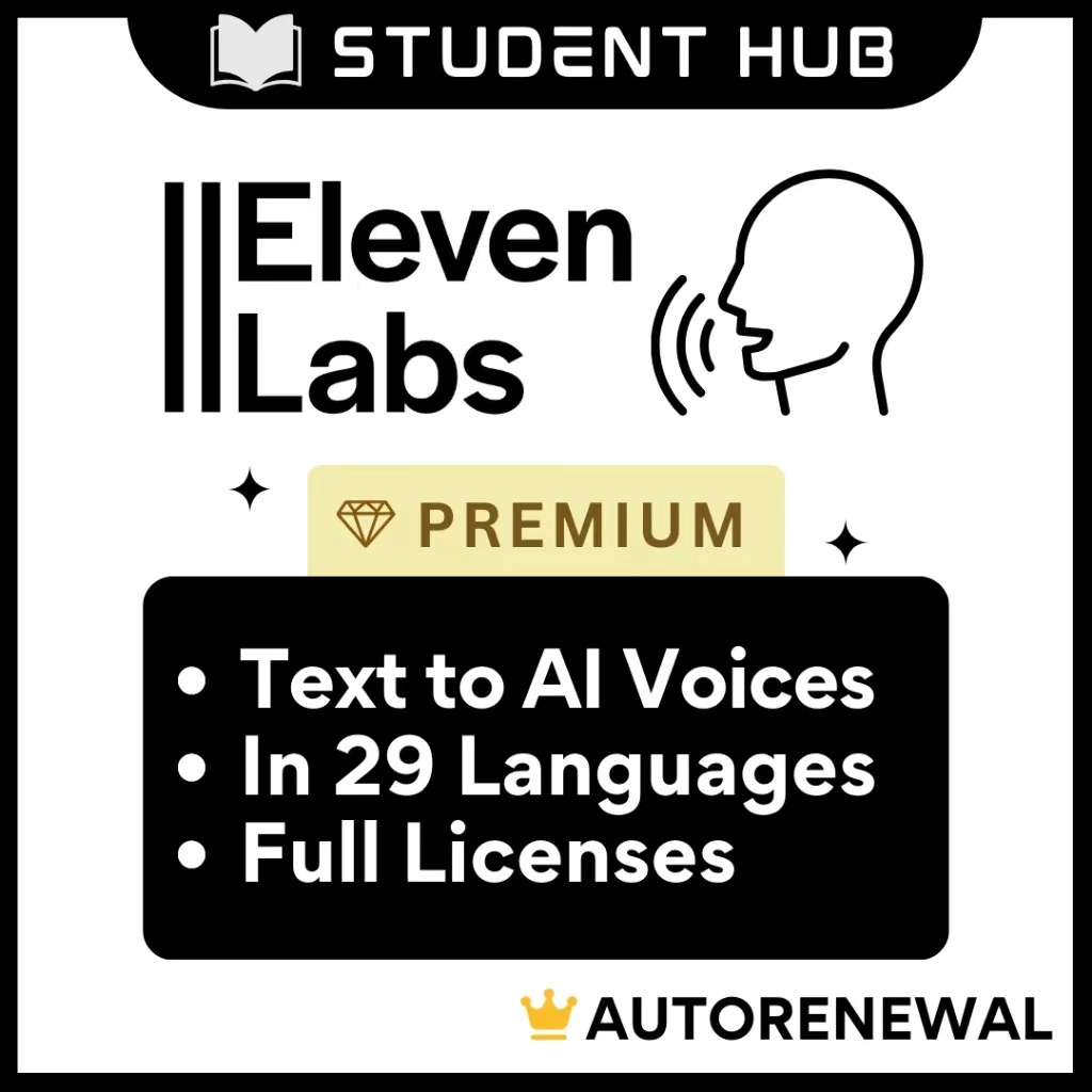 [BESTECH]ElevenLabs Premium AI Voice Generator&amp;Text to Speech high-quality spoken audio in any voice