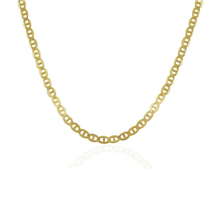 Nathalias NY สร้อยคอทองคำทองคำ 14k Mariner Link Chain (3.20 มม.) Pre order 10-12 days