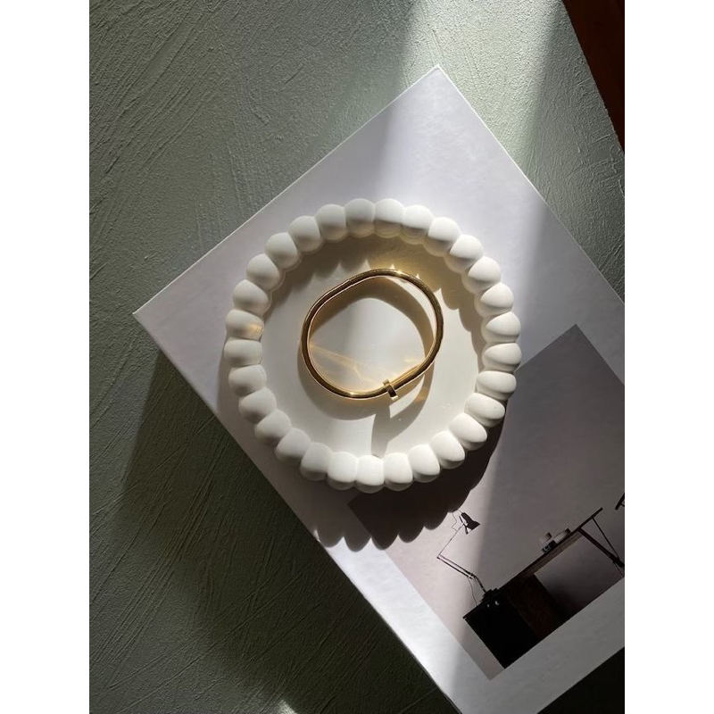 ถาดปูนทรงขนมโดนัท ตกแต่งห้อง - รูปที่ 3