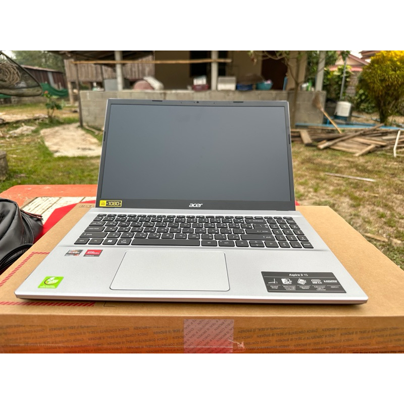 Notebook Acer Aspire 3 A315-44P-R11P มือ 1 สวยใส ไร้ริ้วรอย มีประกันศูนย์ยาวๆ ดูหนัง ฟังเพลง ทำงาน อ