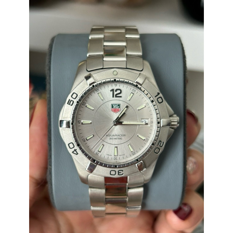 Tag Heuer Aquaracer Silver Dial  WAF1112