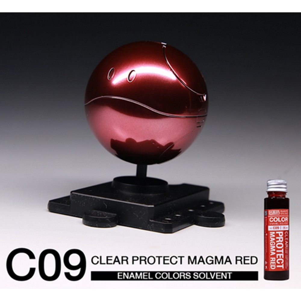 RS Color C09 Clear Protect Magma Red