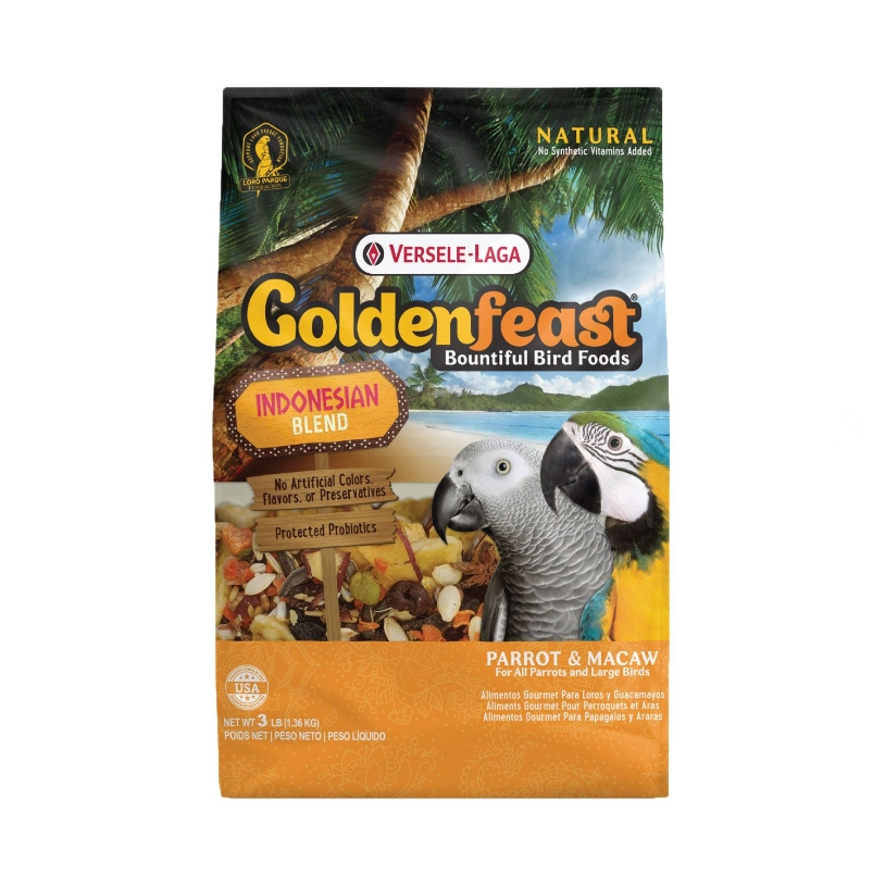 Goldenfeast Indonesian (1.36 KG.) อาหารนกโกลเด้นฟีสท์ สูตรอินโดนีเซียนเบลนด์