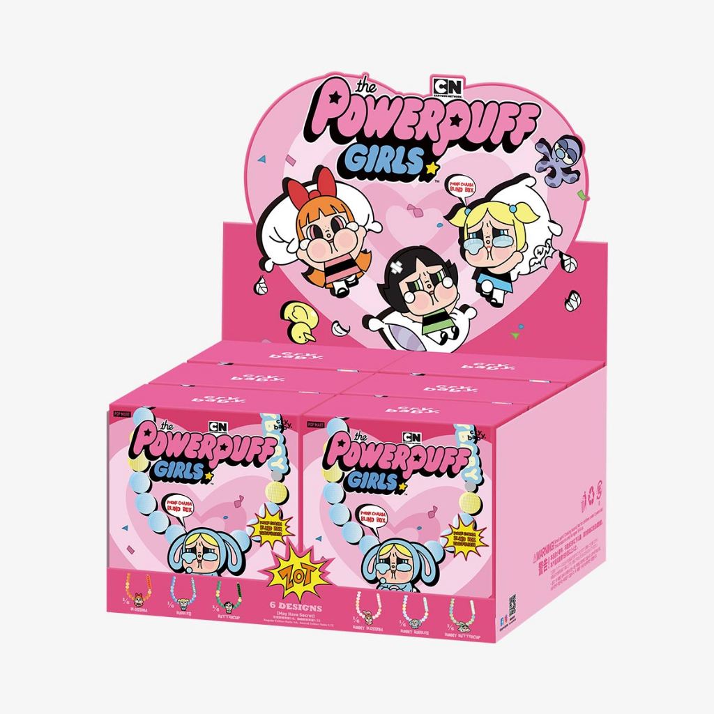 [พร้อมส่ง] กล่องสุ่มสายคล้องครายเบบี้ CRYBABY × Powerpuff Girls Series-Phone Charm Blind Box