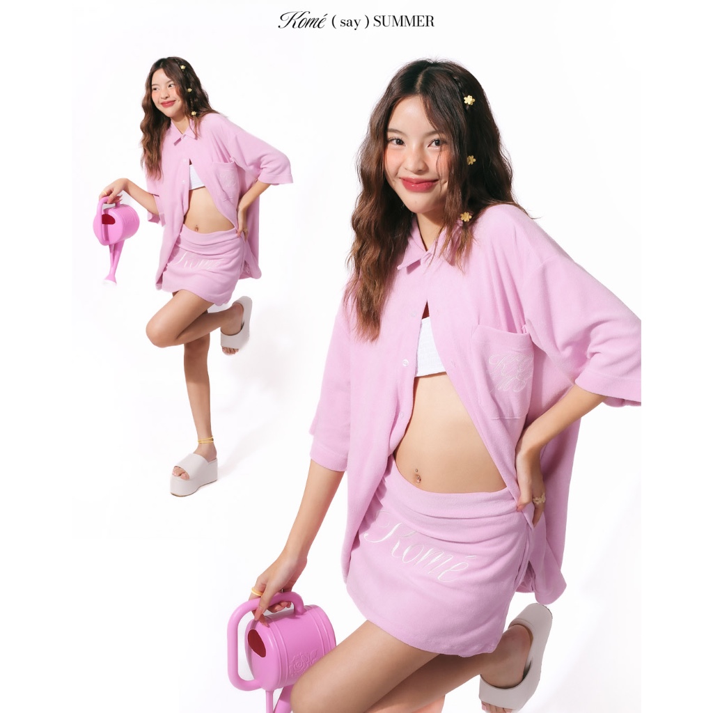 kome.offi เสื้อเซ็ตผ้าขนหนู kome (say) summer collection - รูปที่ 5
