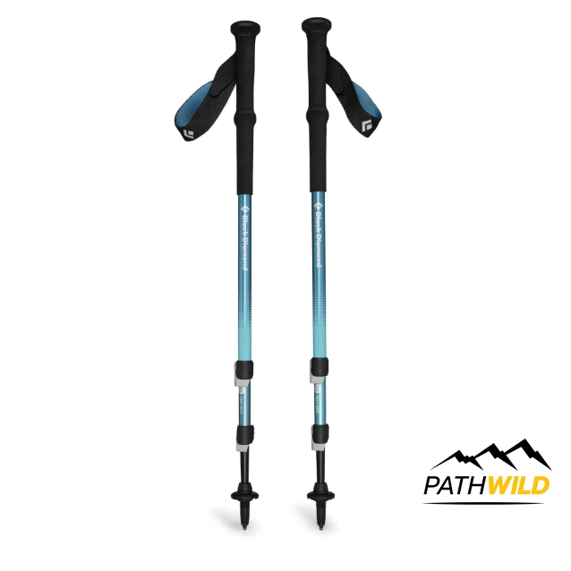 BLACK DIAMOND TRAIL BACK TREKKING POLES ไม้เท้าสำหรับเดินป่า เทรคกิ้ง ด้ามจับยาว จับสะดวก ปรับความยาวได้