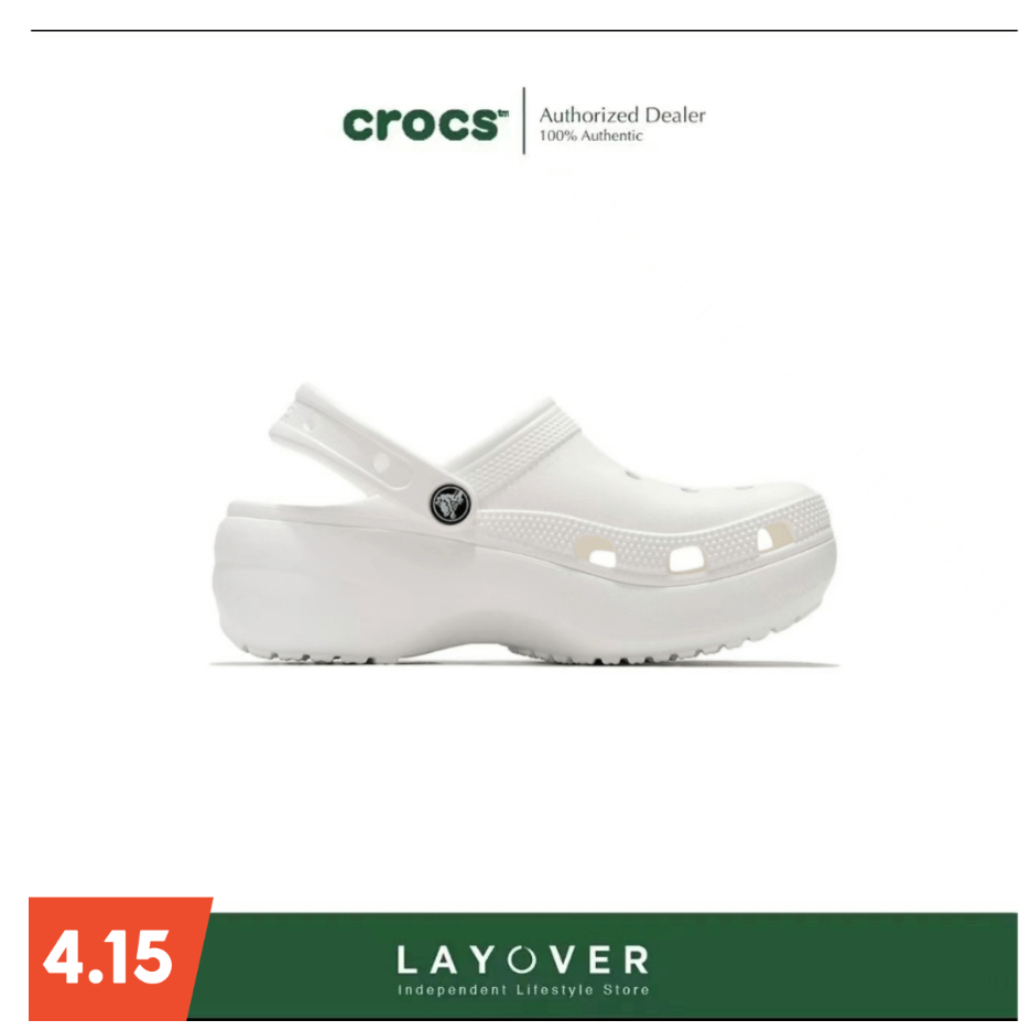 [CROCS แท้100% ] crocs แท้ classic crush clog ของแท้ 100% รองเท้าส้นสูงแบบสบาย ๆ สวมใส่ได้ทั้งชายและหญิงจัดส่งที่รวดเร็ว