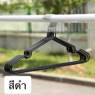 ไม้แขวนเสื้อสแตนเลสเคลือบซิลิโคน ขนาด 40 cm. ไม้แขวนผ้า รุ่น. N1