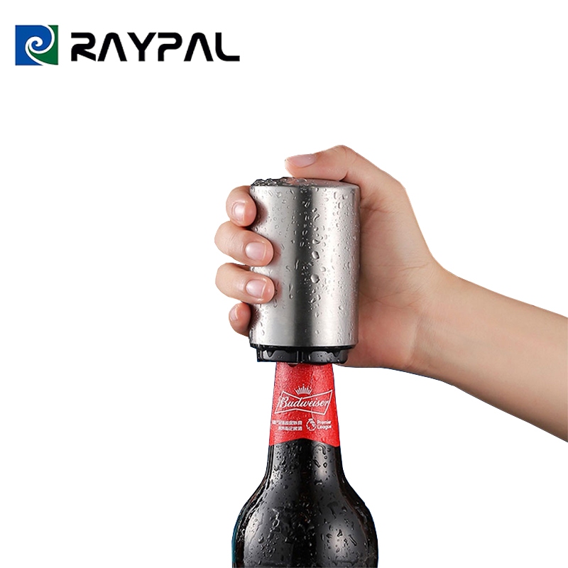 RAYPAL ที่เปิดขวดสแตนเลส เพียงแค่กดลงและยกขึ้น ใช้งานง่าย พกพาสะดวก เปิดฝาขวด โซดา น้ำอัดลม เบียร์