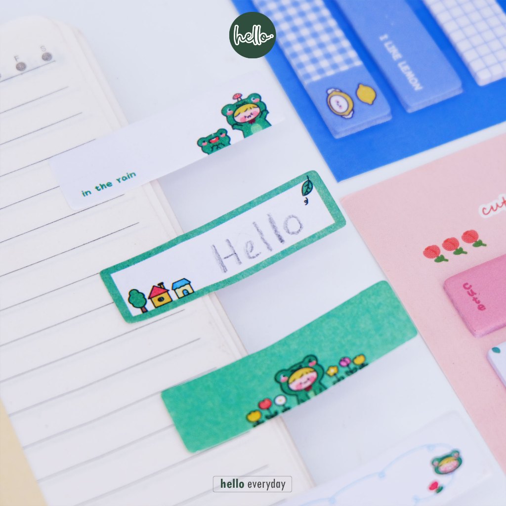 hello – กระดาษโน้ต โพสอิท กาวในตัว ติดหัวข้อ sticky note จำนวน120แผ่น ราคา ถูกที่สุด ดีลบีเคเค แกลเลอรีภาพที่ 5