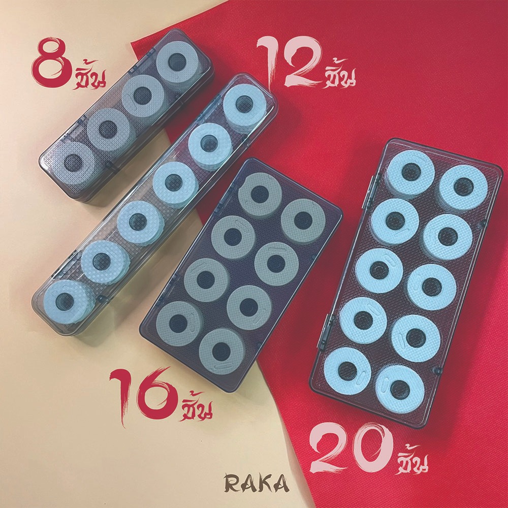 โรลม้วนชิงหลิว อุปกรณ์ตกปลา โรลม้วนสาย (จำนวน 8-20 ชิ้น) โรลโฟม สีขาว ราคาถูก