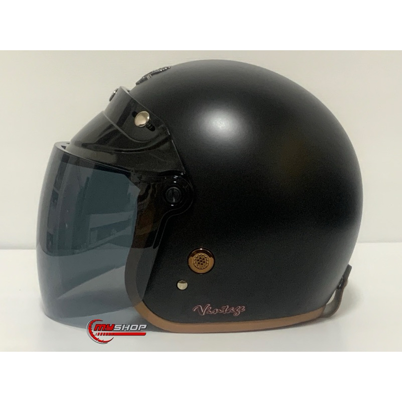 หมวกกันน็อคทรงวินเทจ คลาสสิค SPACE CROWN Vintage รุ่นใหม่ล่าสุด - รูปที่ 4