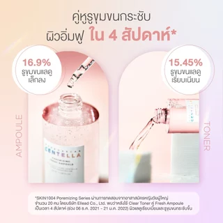 [ SET 2 ชิ้น ] SKIN1004 Madagascar Centella Poremizing Fresh Ampoule 50ml+Centella Ampoule 55ml.